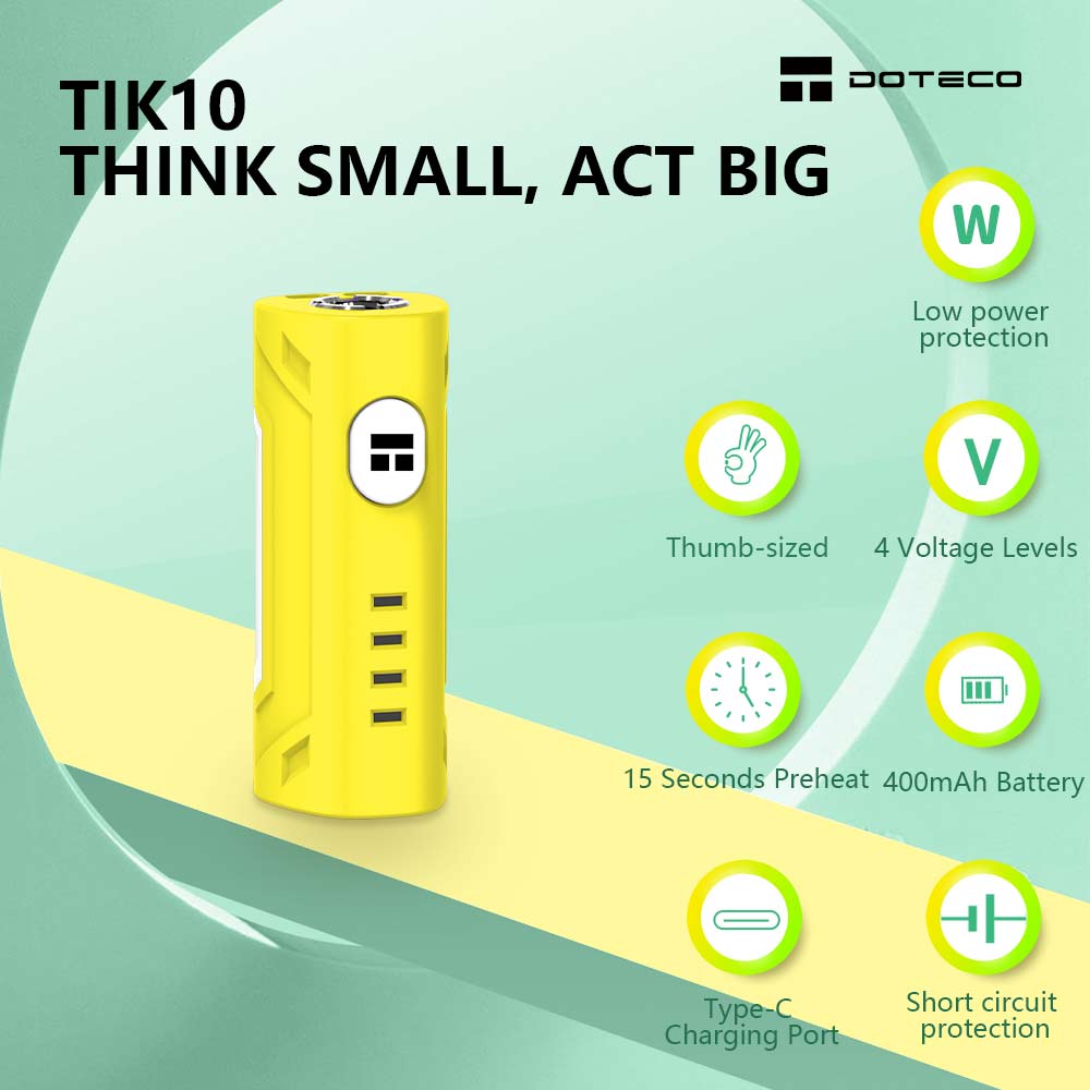 TIK10 Battery - think big, act bigger with the power of TIK10 Battery.