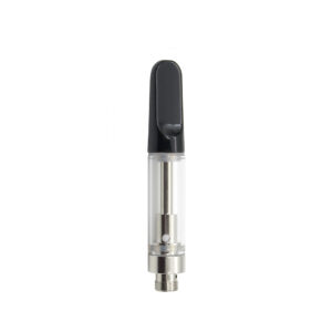 A V4 - Black Tip - 1ml vape pen on a white background.