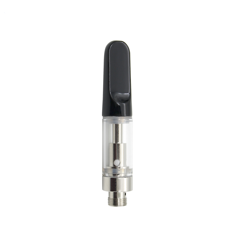 A V4 - Black Tip - 0.5ml vape pen on a white background with a 0.5ml capacity.