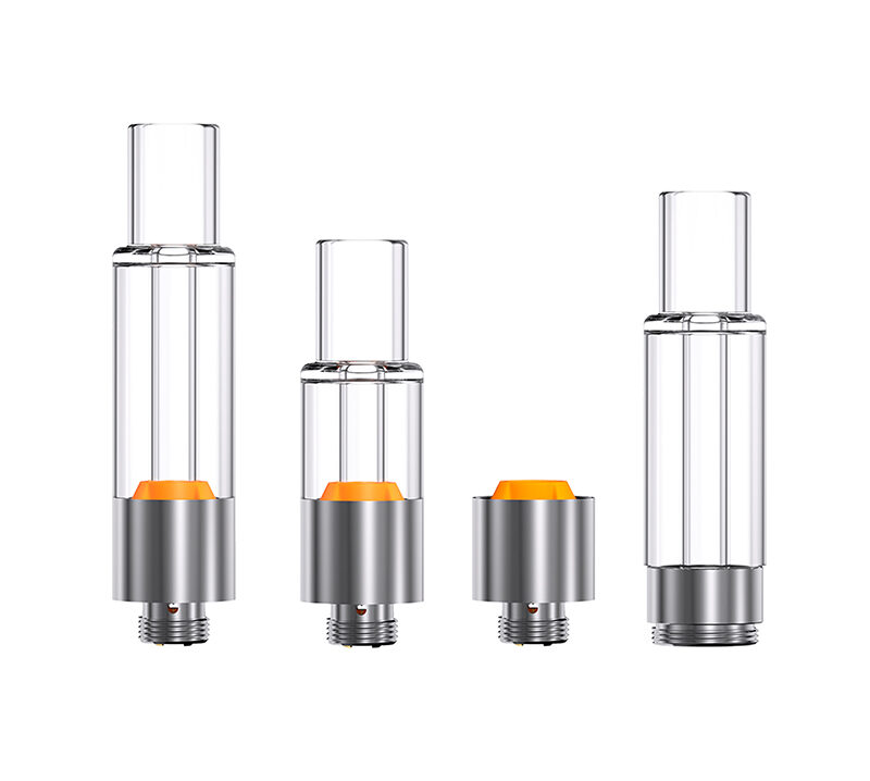 A set of four VG02 - 0.5ml - Full Glass vaporizers featuring full glass construction.