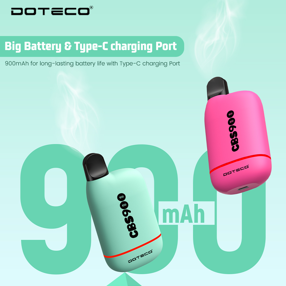 Doteco stealth cart with CBS900 battery and type-c charging port.